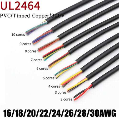 CBAZY Ul2464 Power Cable Led Red & Black& Yellow Conductors - Cheap Fitting