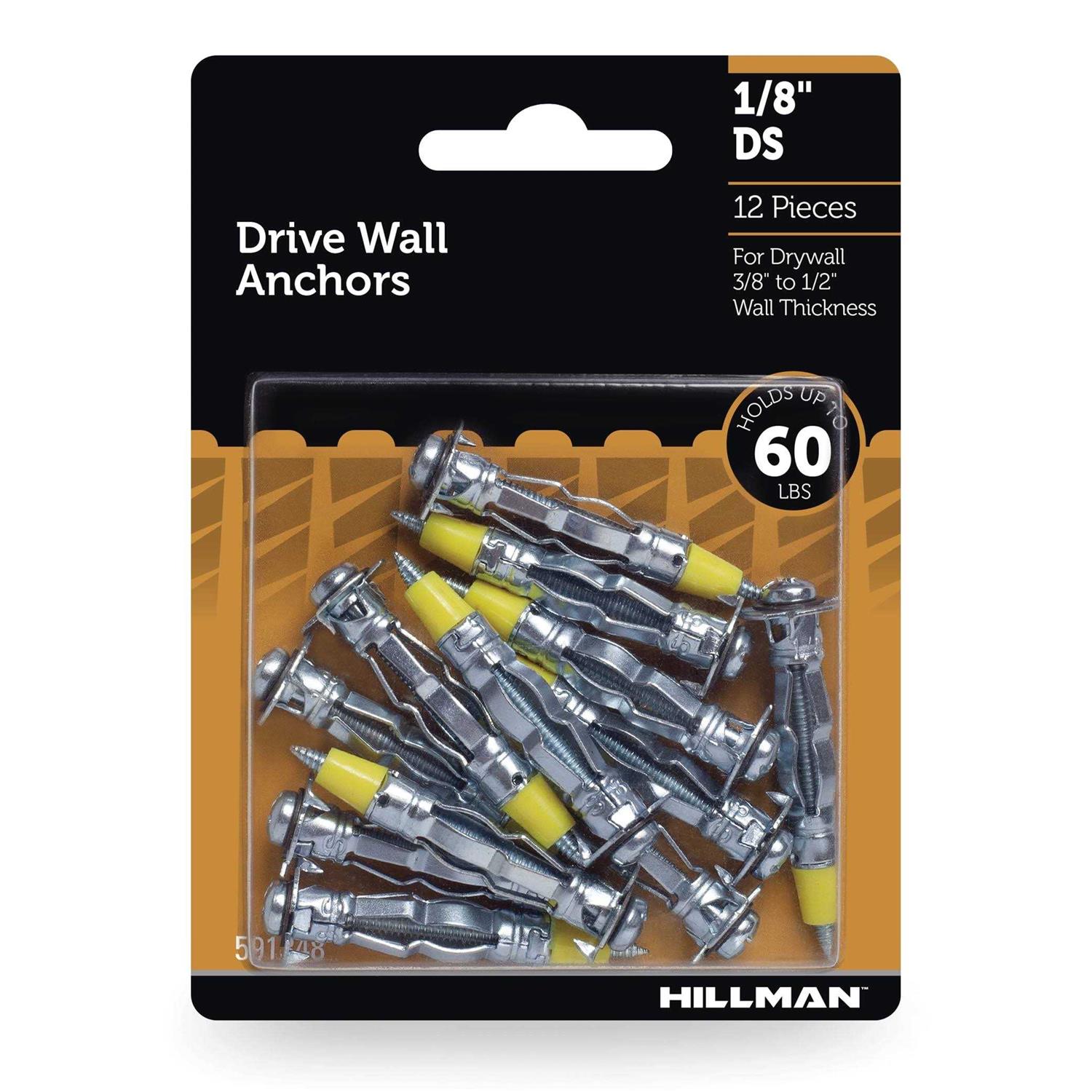 Hillman Steel Drive Wall Anchors - Cheap Fitting