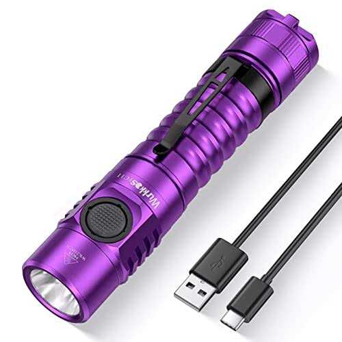 Wurkkos FC11 Rechargeable LED Flashlights Max 1300Lumen High 90CRI EDC USB C Charge,IP67 Waterproof - Cheap Fitting