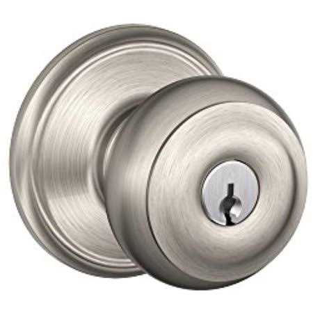 Schlage Georgian Entry Knob Satin Nickel - Cheap Fitting