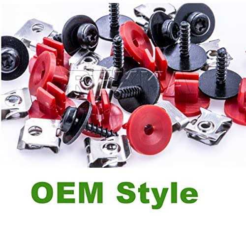 Rexka 10 Sets T30 Engine Splash Shield Guard Undertray Cover Screws Bolt Nut Clip Kit Compatible with Ford Focus Fusion Escape Explorer C-Max Transit - Cheap Fitting