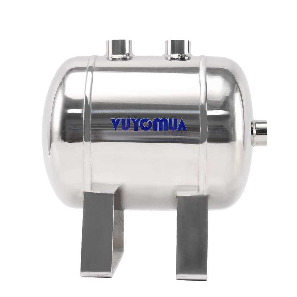 VUYOMUA 304 Stainless Steel High Pressure Mini Small Portable Air Tank Air Reservoir Water Storage Tank - Cheap Fitting