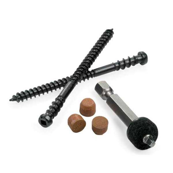 FastenMaster Cortex 2-3/4 in. L Spiced Rum Torx Ttap Star Head Deck Screws and Plugs Kit 1 Pk - Cheap Fitting