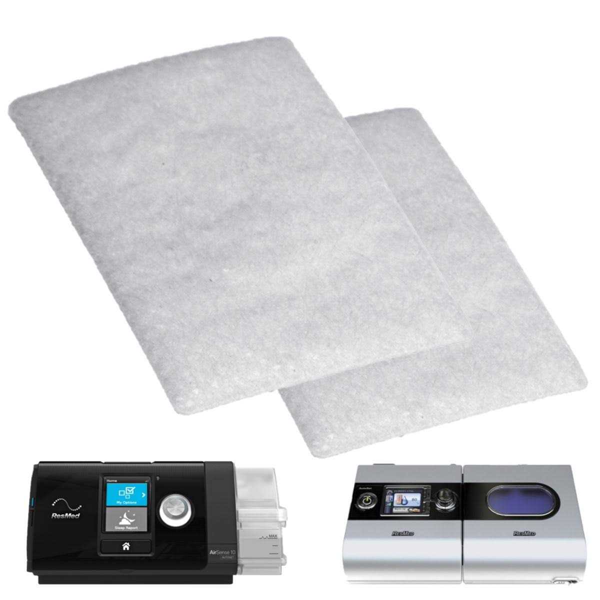 ResMed S9/AirSense/AirStart & AirCurve 10 CPAP Hypoallergenic Filters - Cheap Fitting