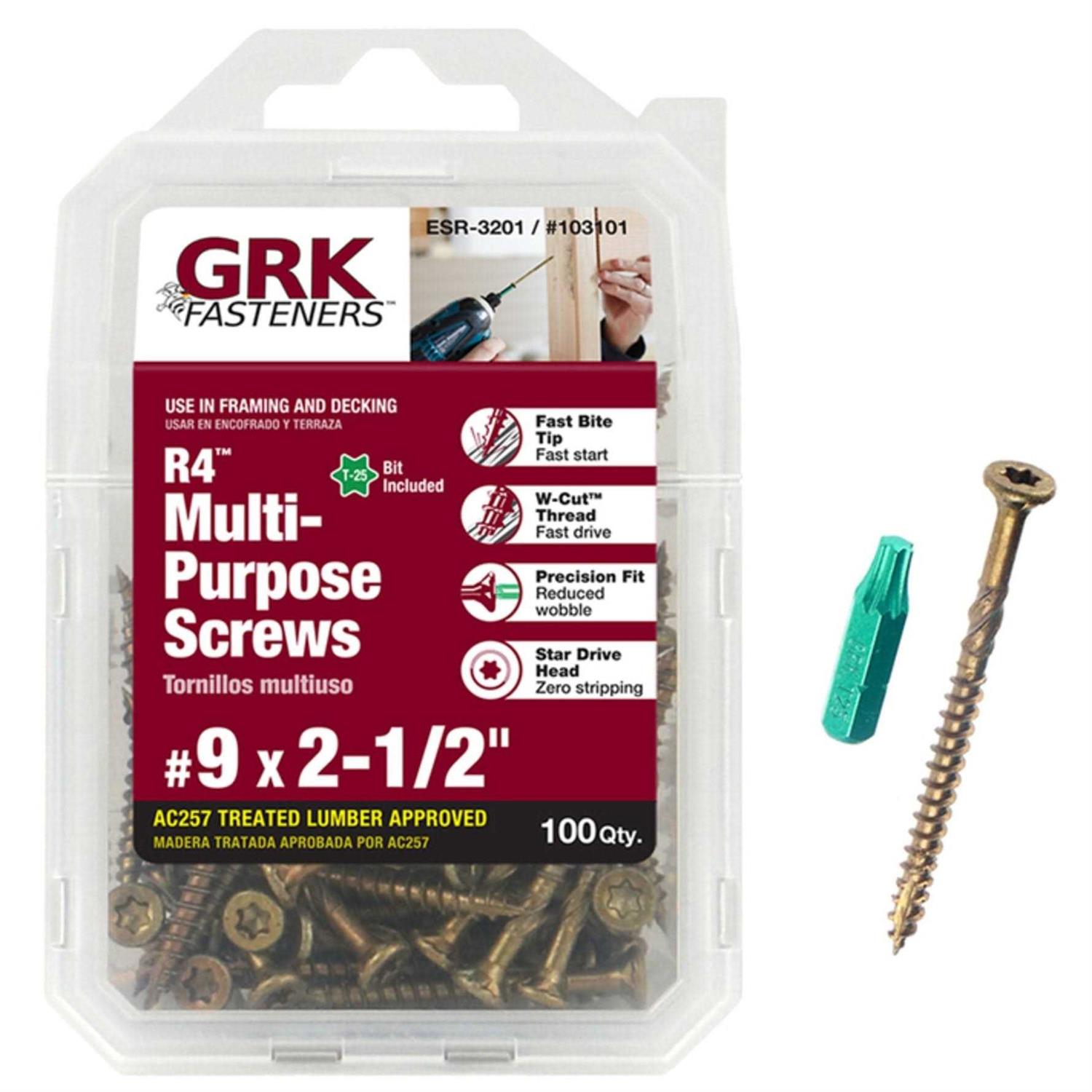 GRK Fasteners R4 Screws 103101 - Cheap Fitting