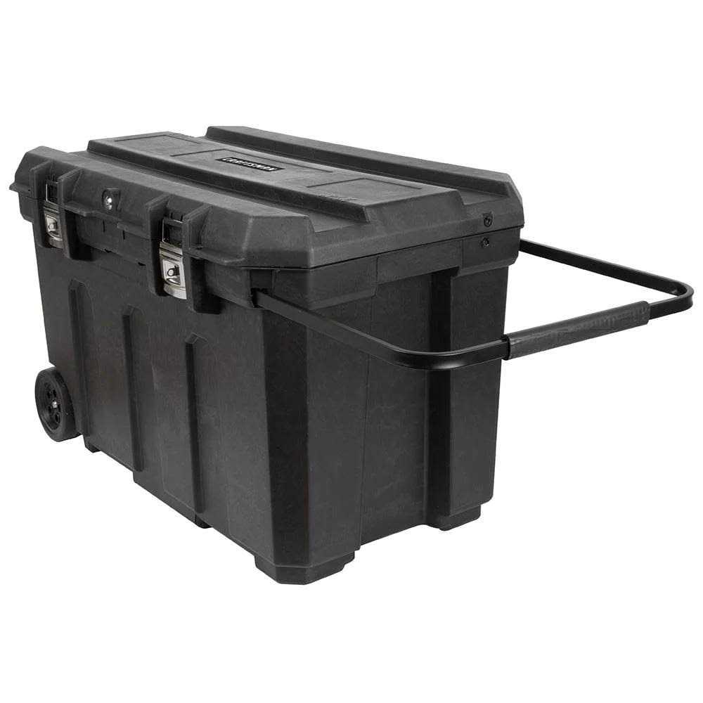 CRAFTSMAN 37-in Black Plastic Wheels Lockable Tool Box - Cheap Fitting