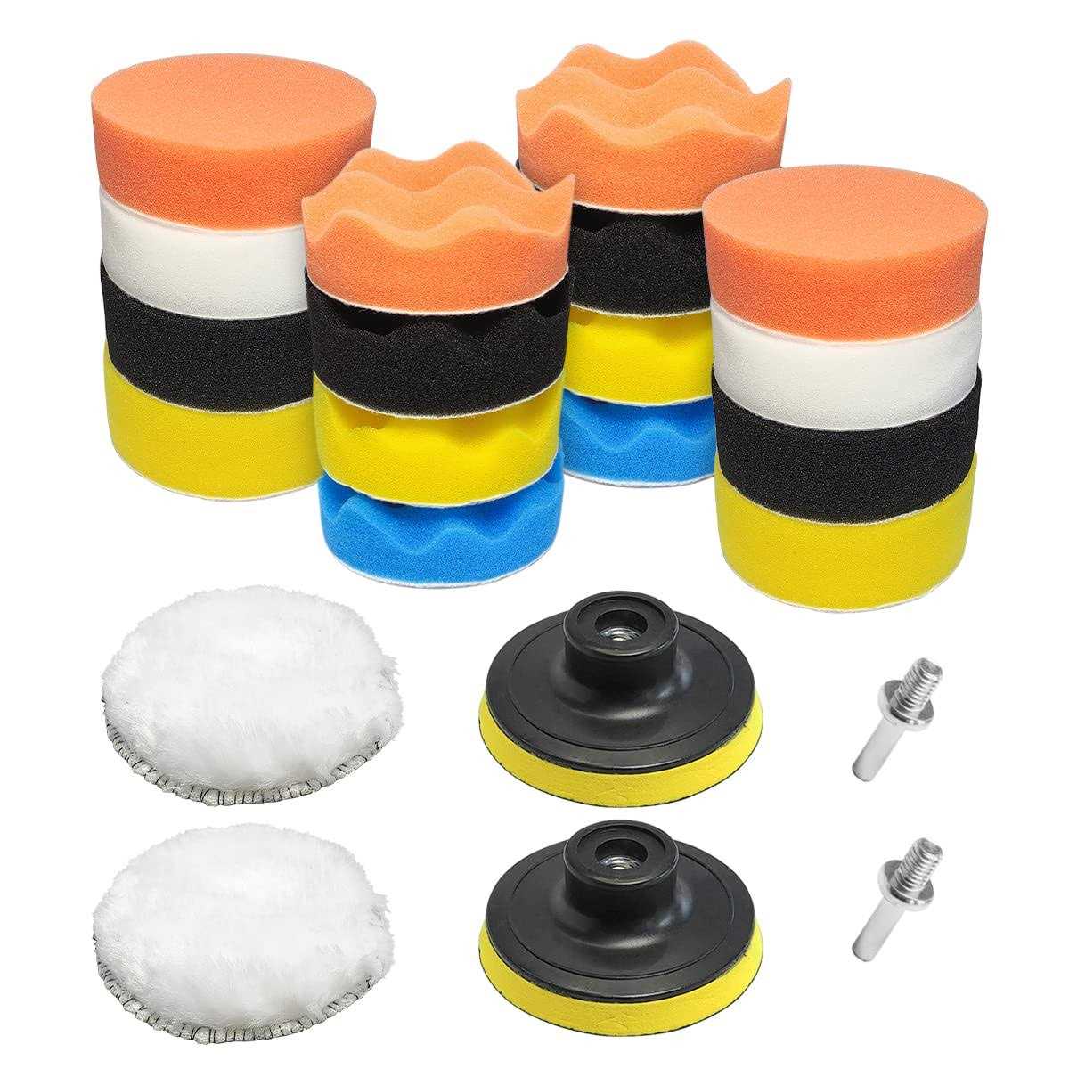 22 Pcs Drill Polishing Buffing Pads Kit Car Foam Drill 3 Buffing Pads - Cheap Fitting