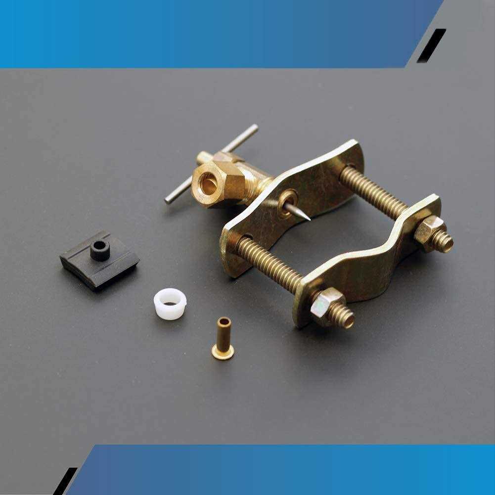 Raven Self Piercing 1/4-inch Compression Outlet Brass Saddle Needle Valve - Cheap Fitting