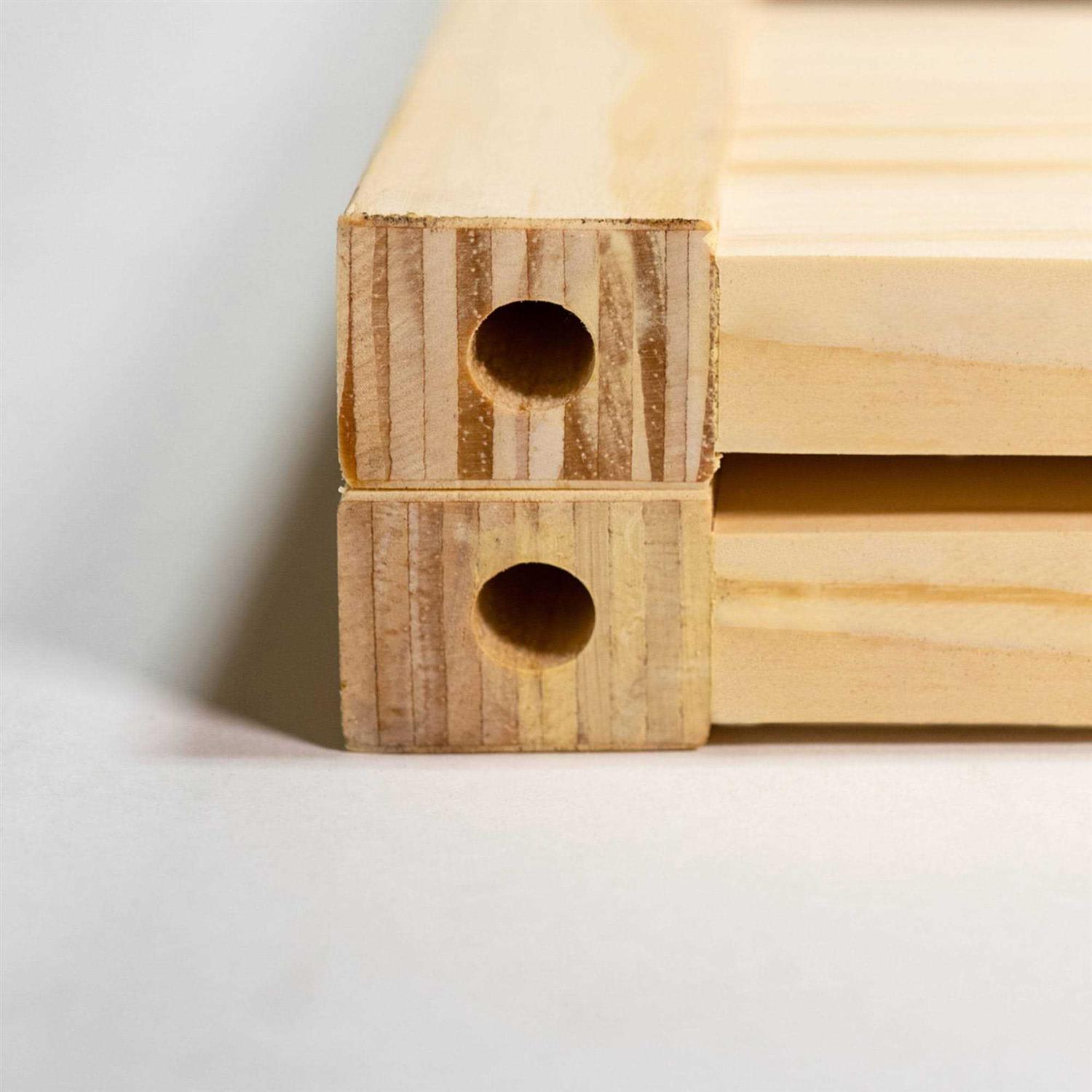 Kimberly Bay 6 Panel Wood Bi-Fold Door - Cheap Fitting