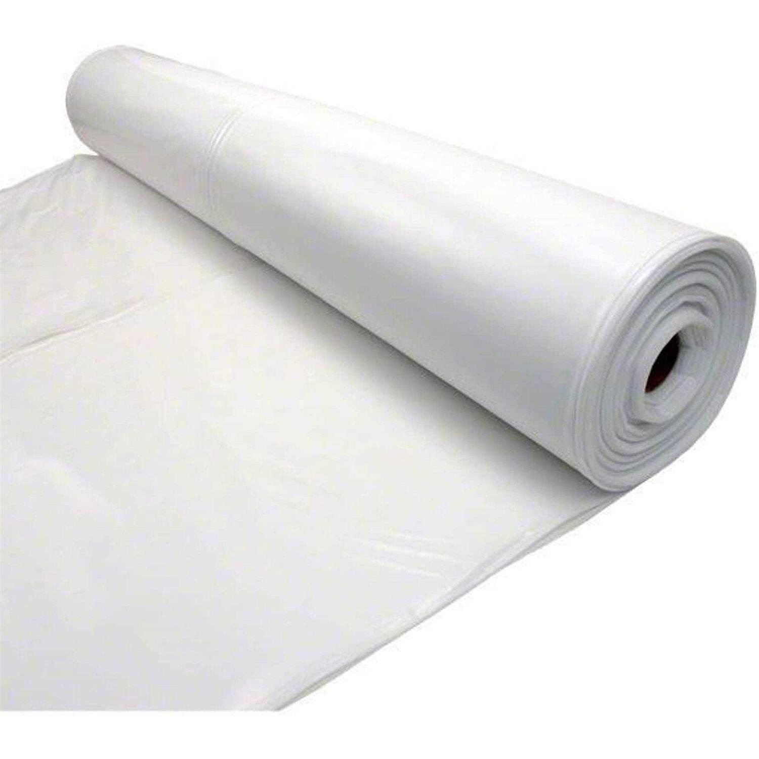 Farm Plastic Supply White Plastic Sheeting 10 mil – Thick Plastic Sheeting - Cheap Fitting