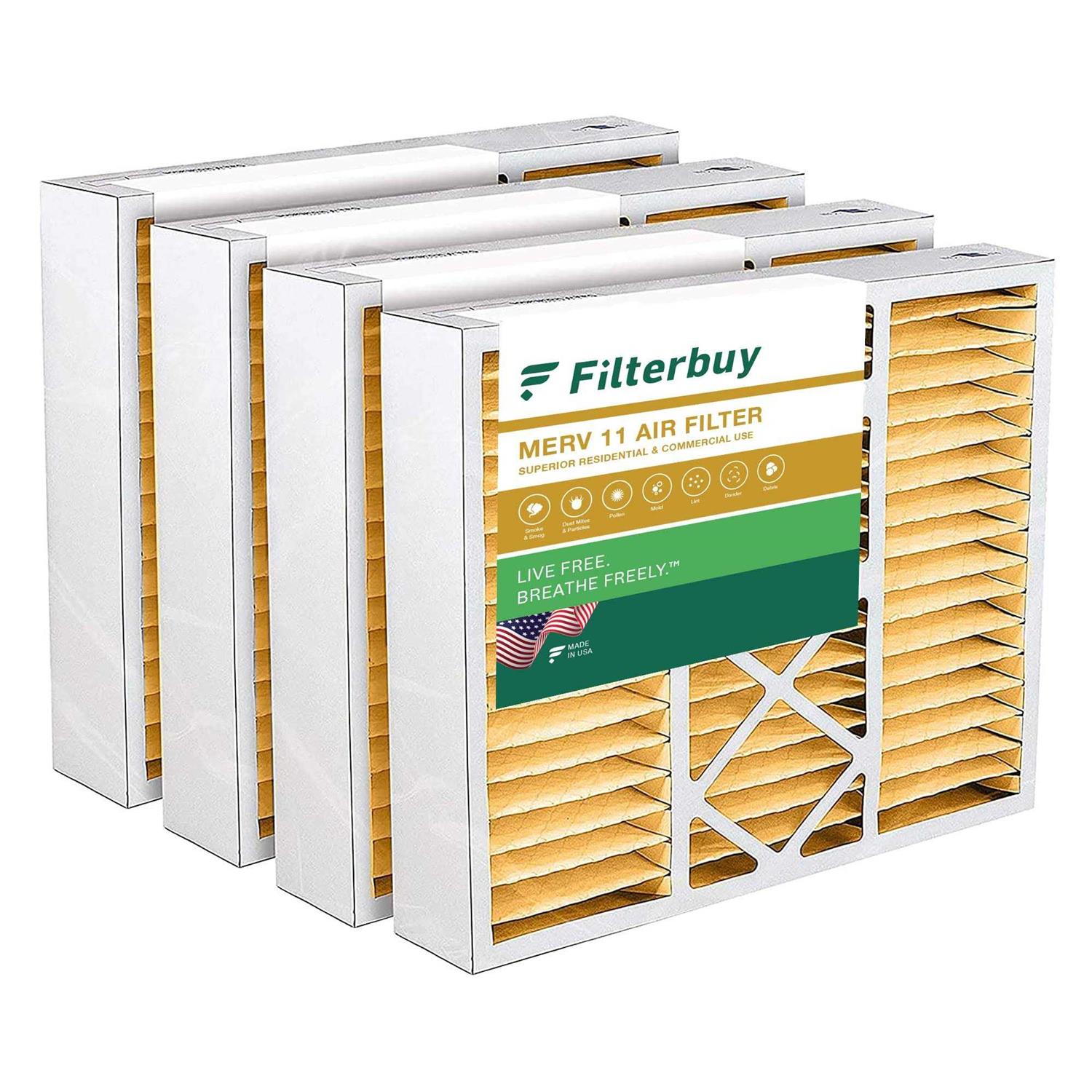 Filterbuy Air Filter MERV 8 Pleated Hvac AC Furnace Filters Replacement - Cheap Fitting