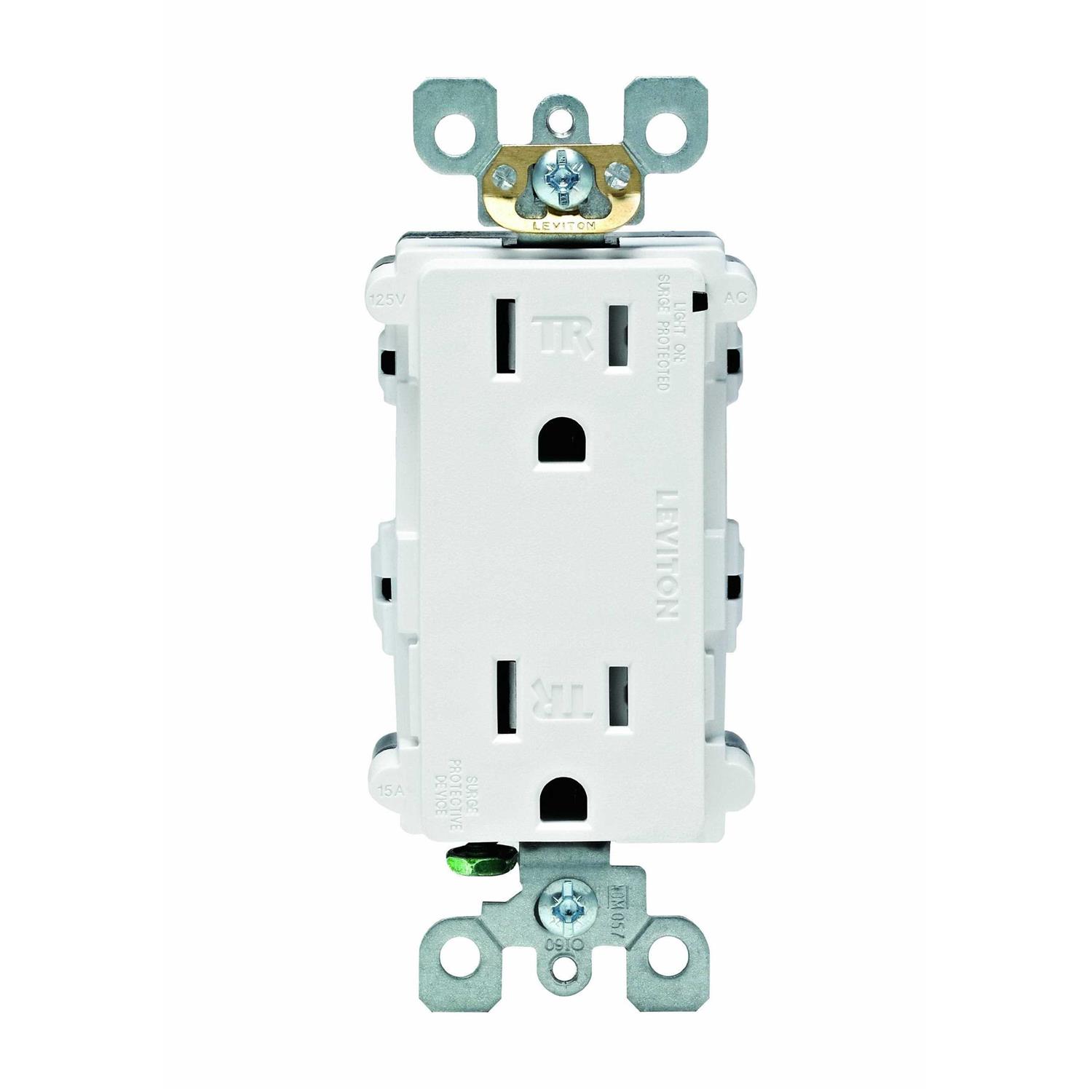 Leviton Surge Protection Receptacle T5280-W - Cheap Fitting