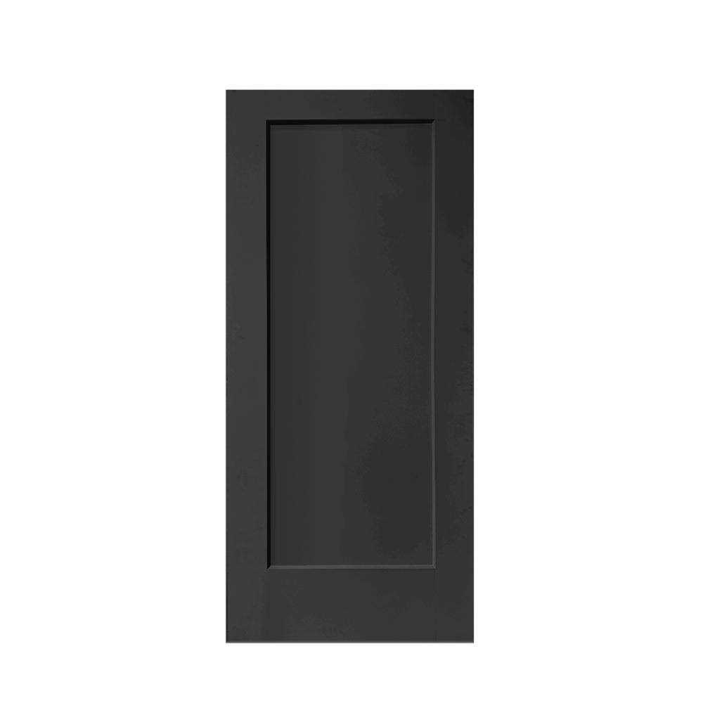 CALHOME 30-in x 80 MDF Single Barn Door - Cheap Fitting