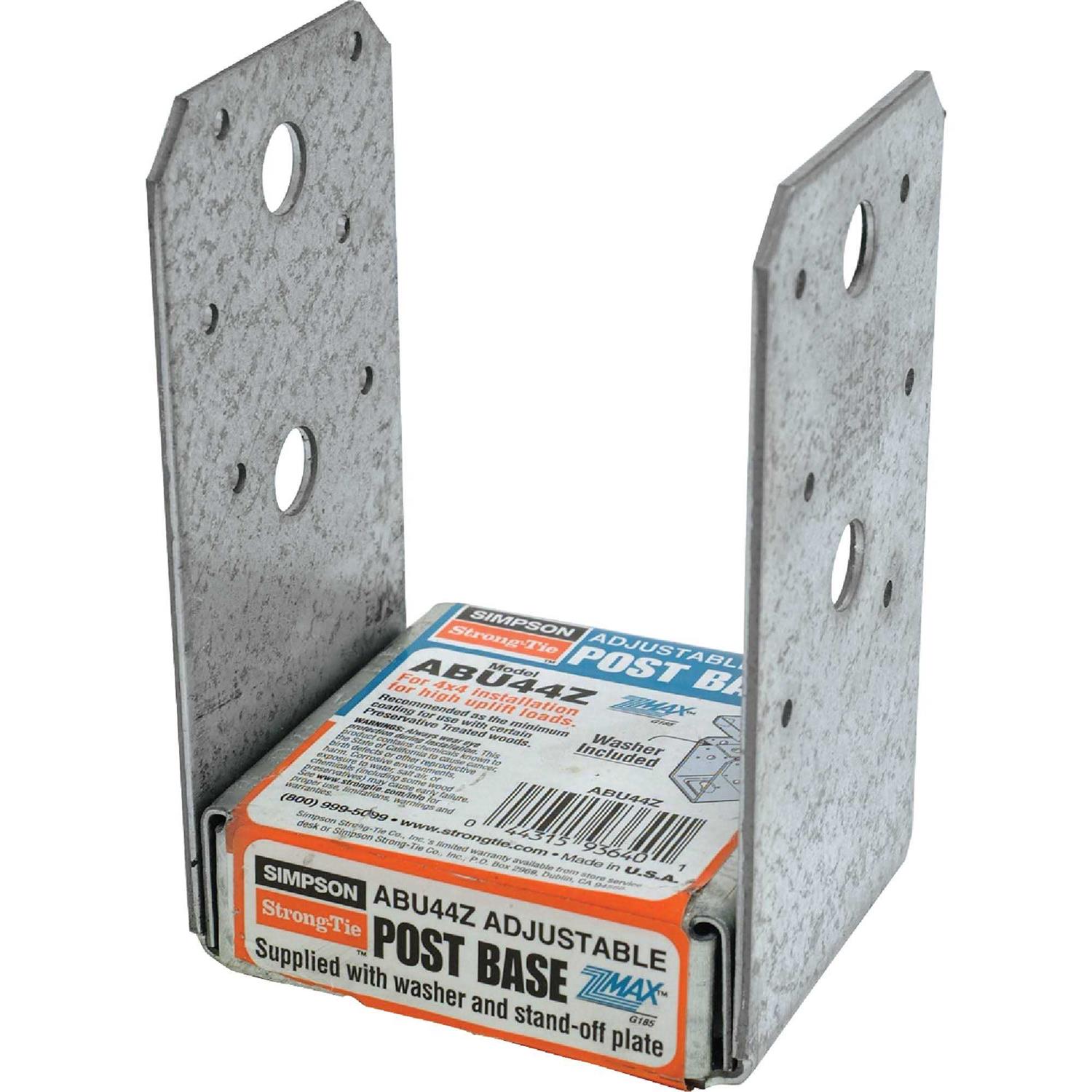 Simpson Strong-Tie Post Base Zmax ABU44Z - Cheap Fitting