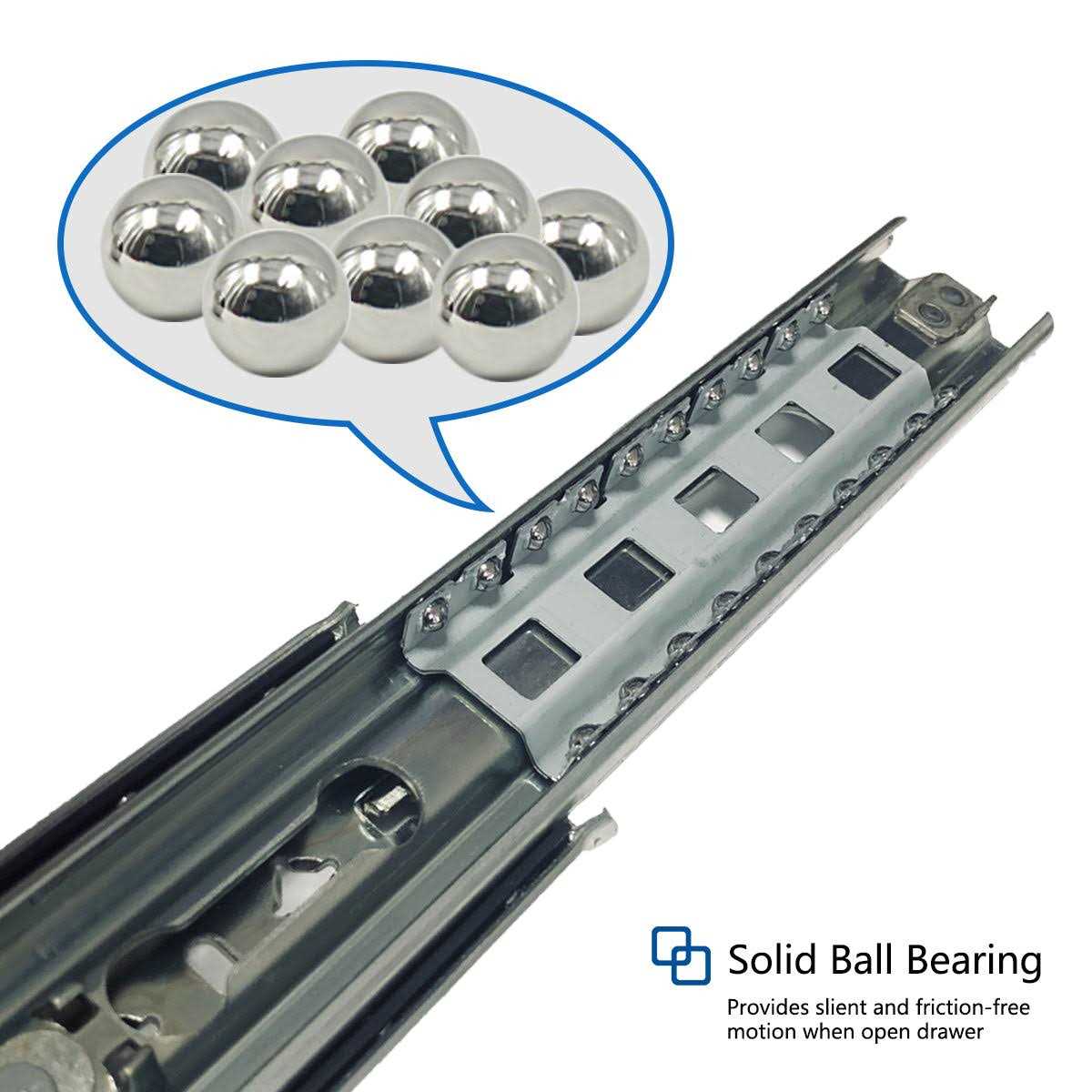 VADANIA Heavy Duty Drawer Slides with Lock - Cheap Fitting