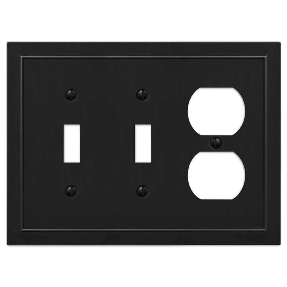Amerelle Bethany 1 Gang Toggle Metal Wall Plate - Cheap Fitting