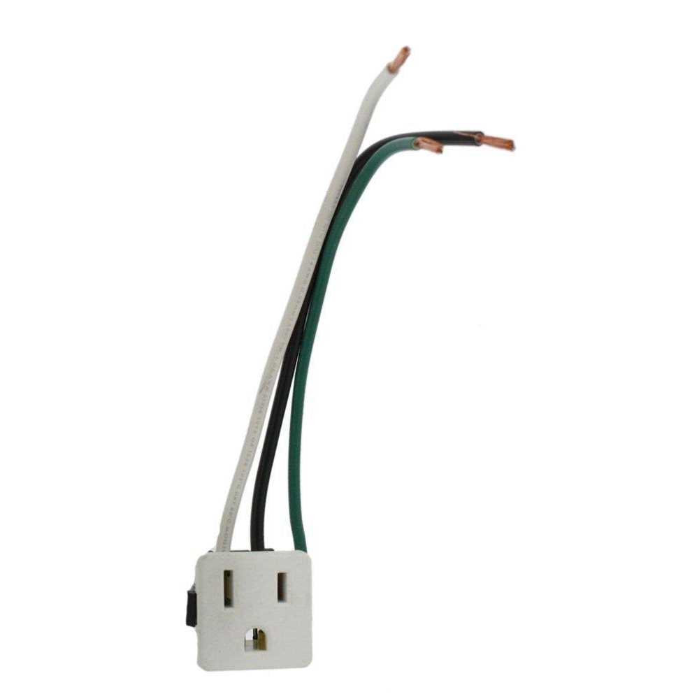 Leviton 1374-1W Snap-In Receptacle 15 Amp - Cheap Fitting