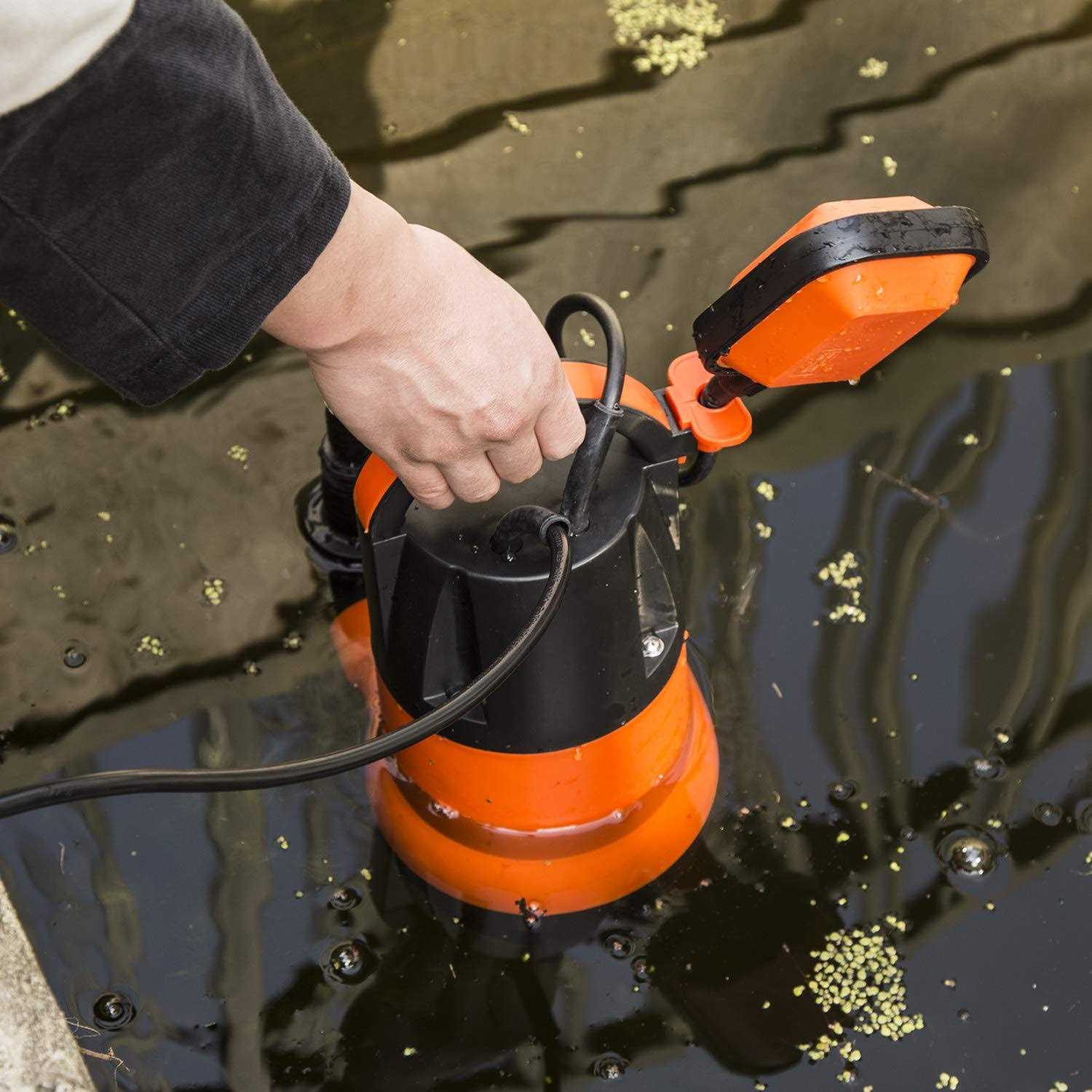 Sump Pump, Prostormer 1HP 3700GPH Submersible Clean/Dirty Water Pump with Automatic Float Switch for Pool, Pond,Garden, Flooded Cellar, Aquarium and - Cheap Fitting