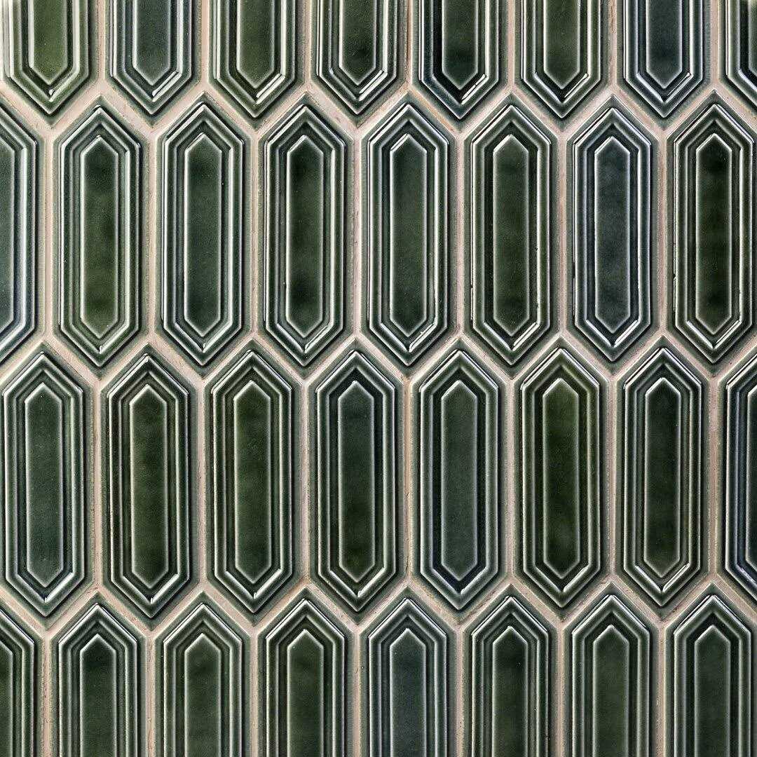 Delphi Hexagon 3 x 9 Straight Edge Ceramic Mosaic Sheet Tile Ivy Hill Tile - Cheap Fitting