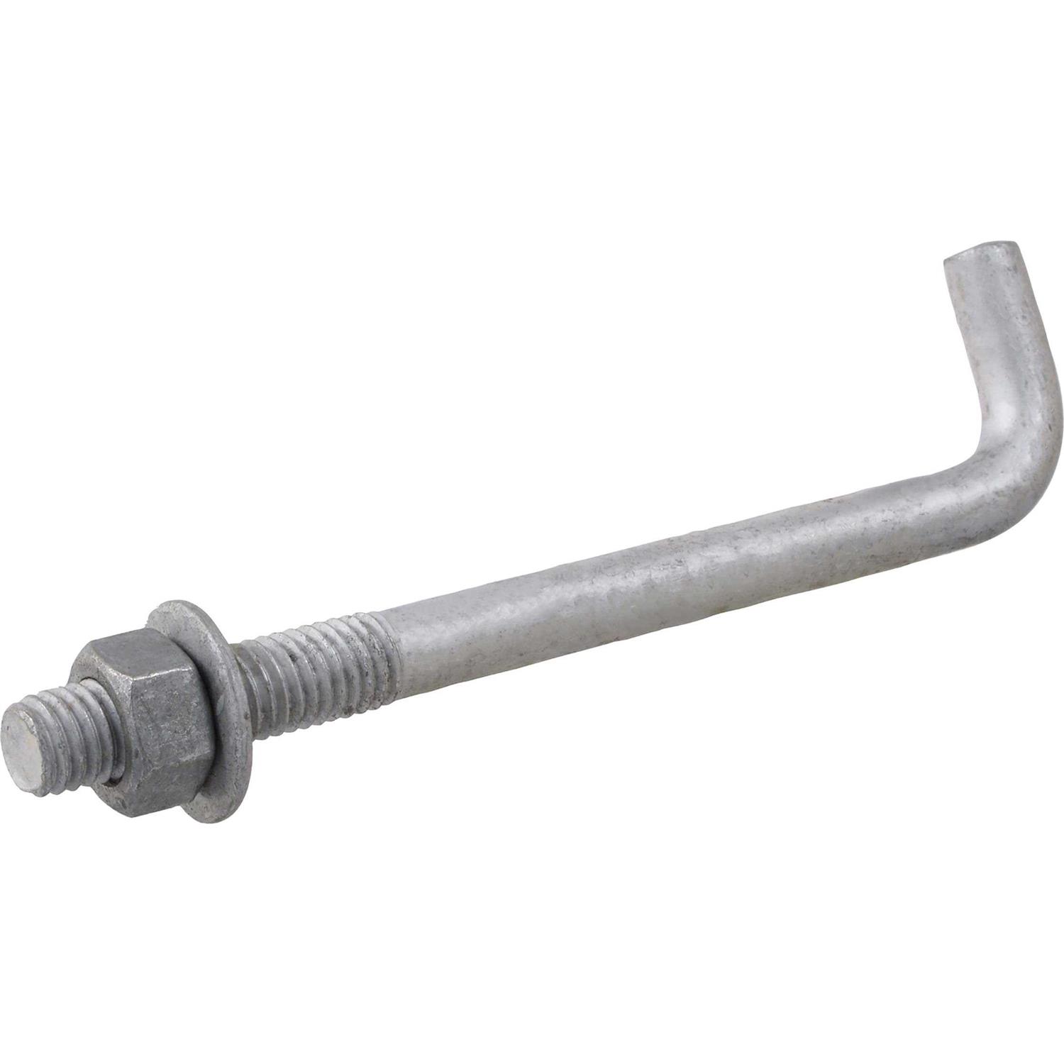 Hillman 1/2-in x 6-in Galvanized Exterior Anchor Bolt 260271 - Cheap Fitting