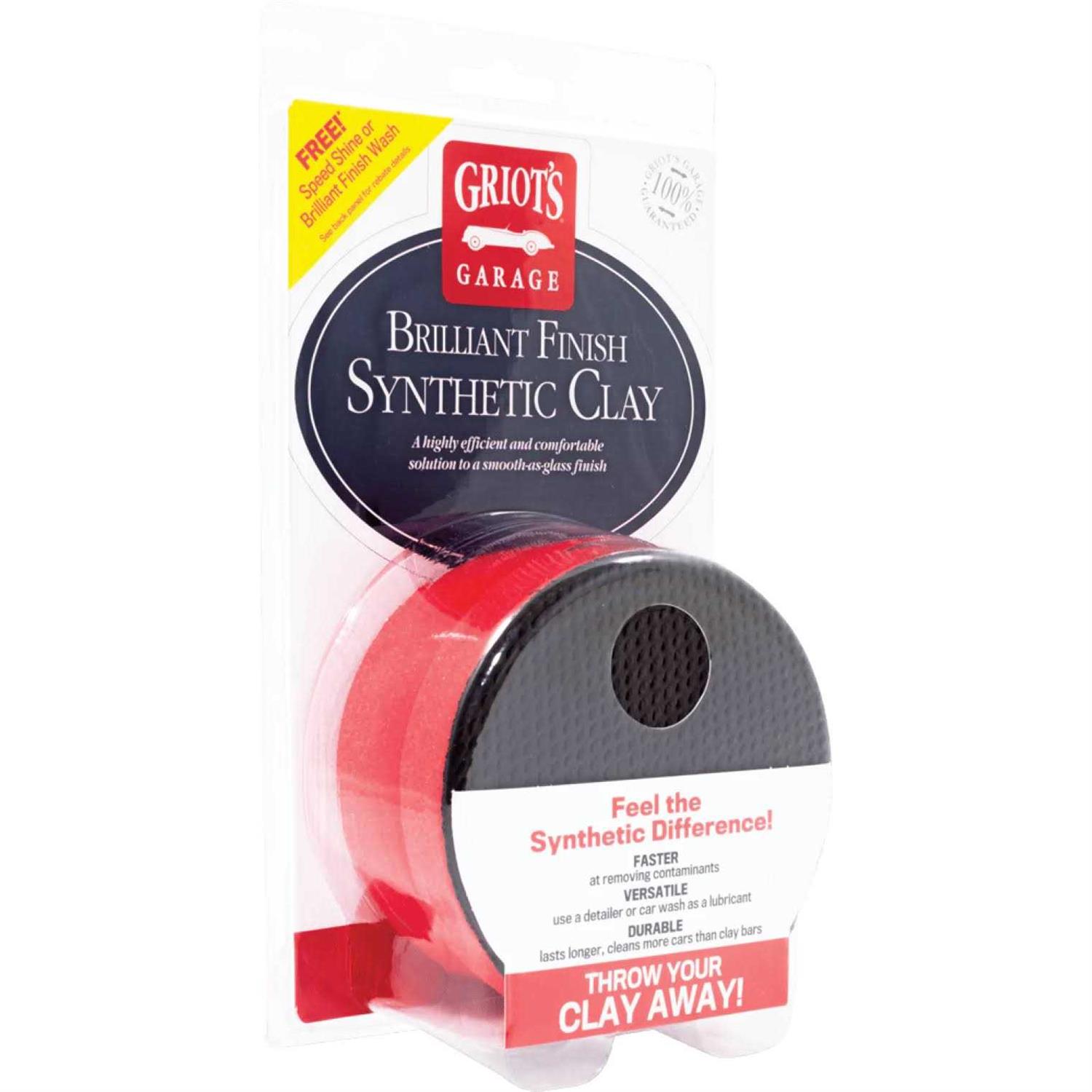 Griot’s Garage Brilliant Finish Synthetic Clay 10691 - Cheap Fitting