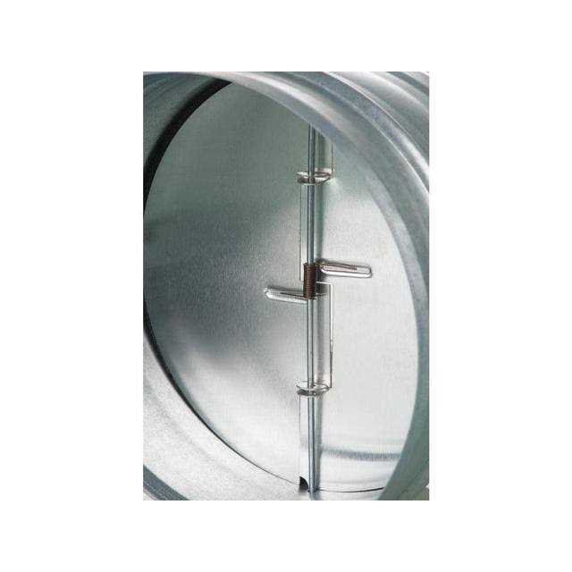 Galvanized Back-Draft Damper with Rubber Seal - Cheap Fitting