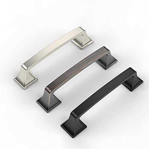 Amerdeco 10 Pack Hole Centers Kitchen Cabinet Pulls Hardware Kitchen Handles for Cabinets Cupboard Handles Drawer - Cheap Fitting