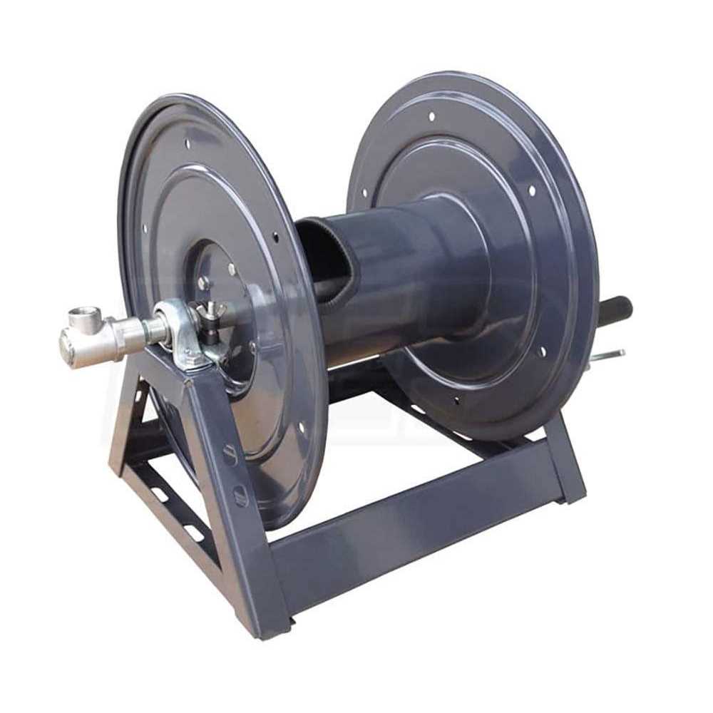 General Pump DHRA50300 3/8 inch x 300′ Charcoal Grey Steel Hose Reel Flat Sidewalls	General Pump DHRA50300 3/8 inch x 300′ Charcoal Grey Steel Hose Reel Flat Sidewalls - Cheap Fitting