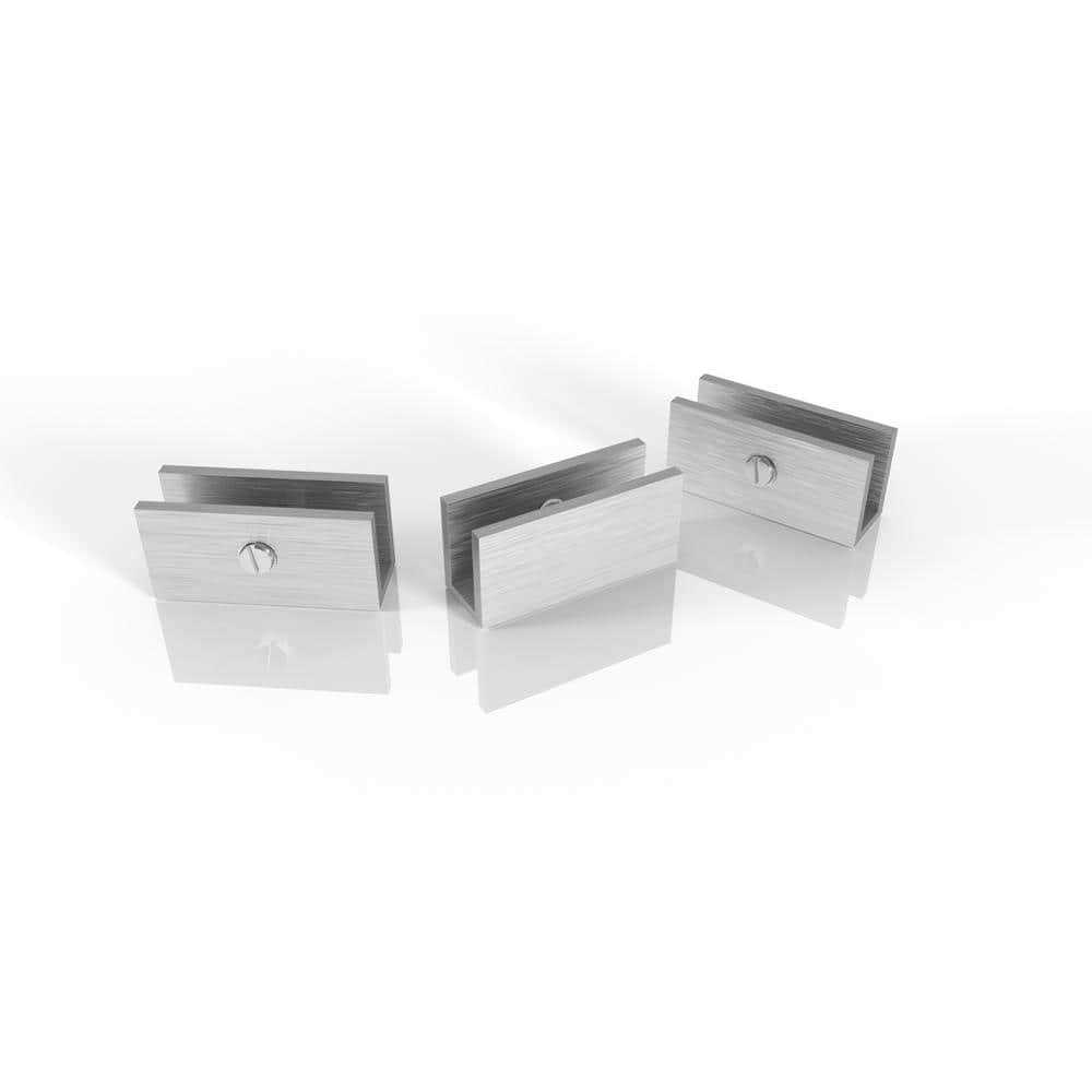 Glass Warehouse 78 in. Single Fixed Panel Hardware Pack - Cheap Fitting