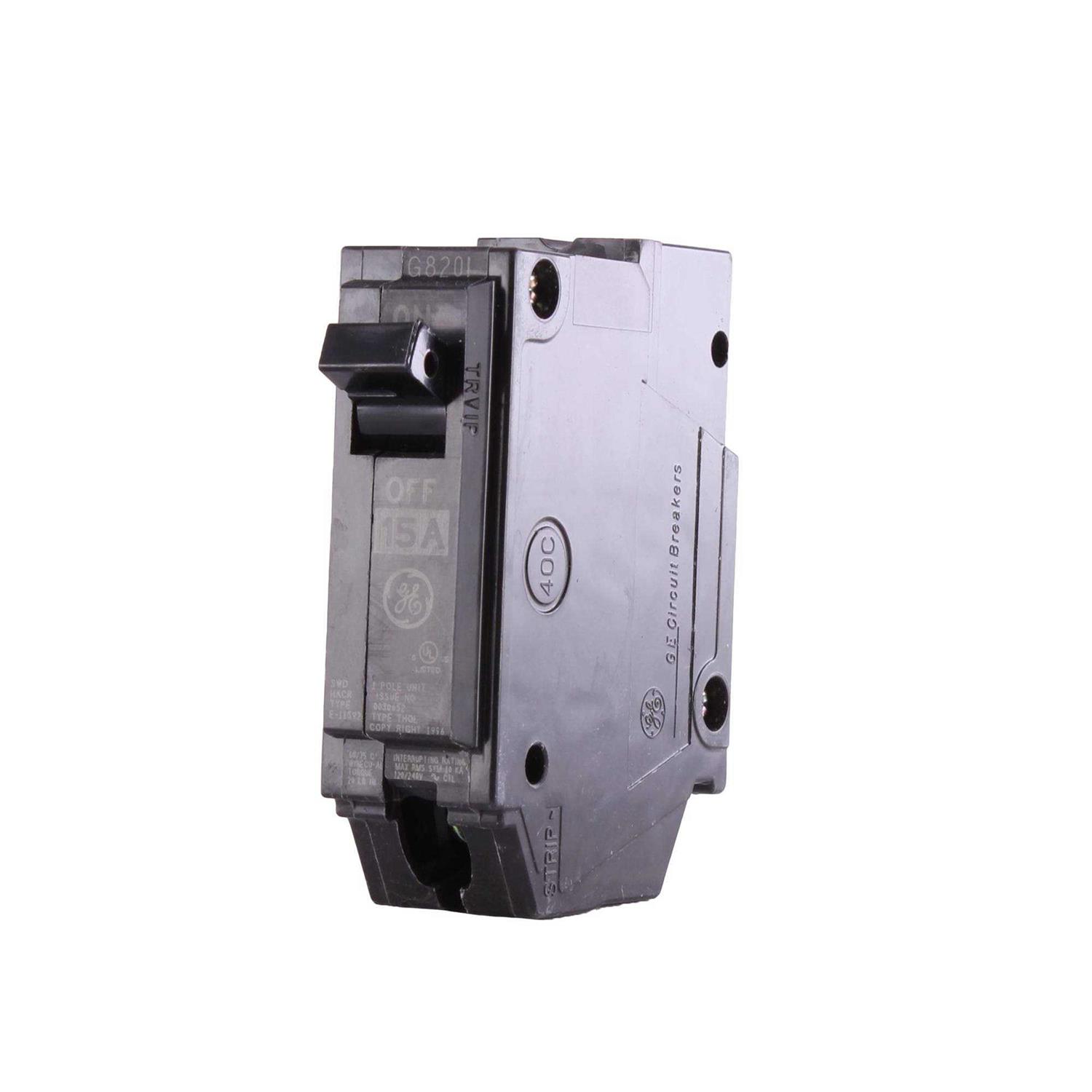 GE THQL1115 Single Pole Circuit Breaker - Cheap Fitting