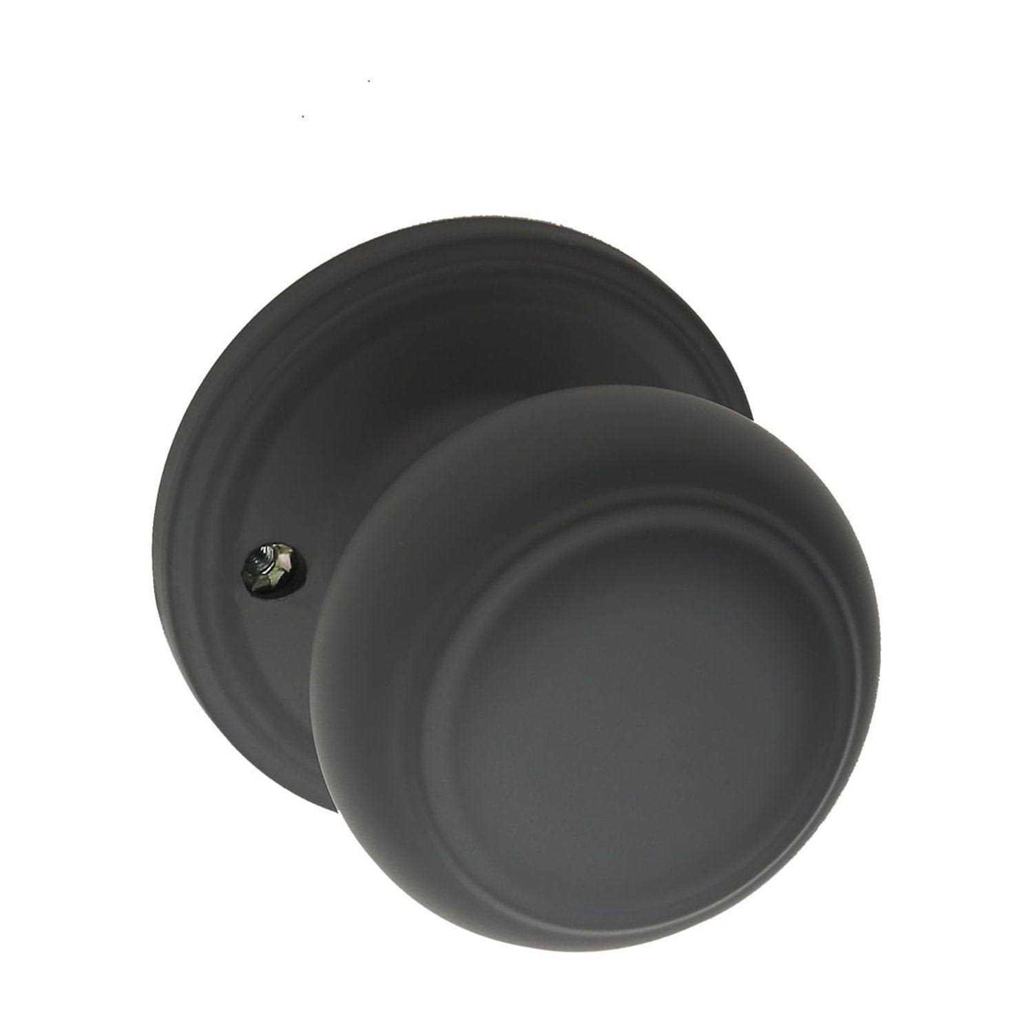 Copper Creek Colonial Black Dummy Door Knob CK2090BC - Cheap Fitting