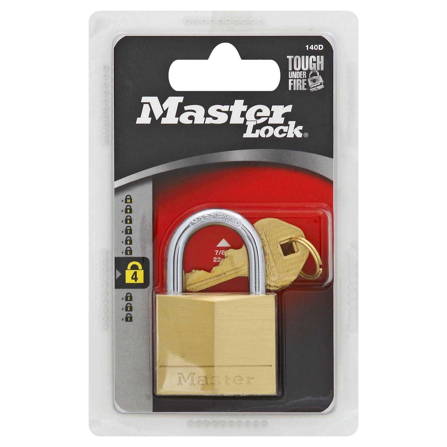 Master Lock Solid Brass Padlock - Cheap Fitting