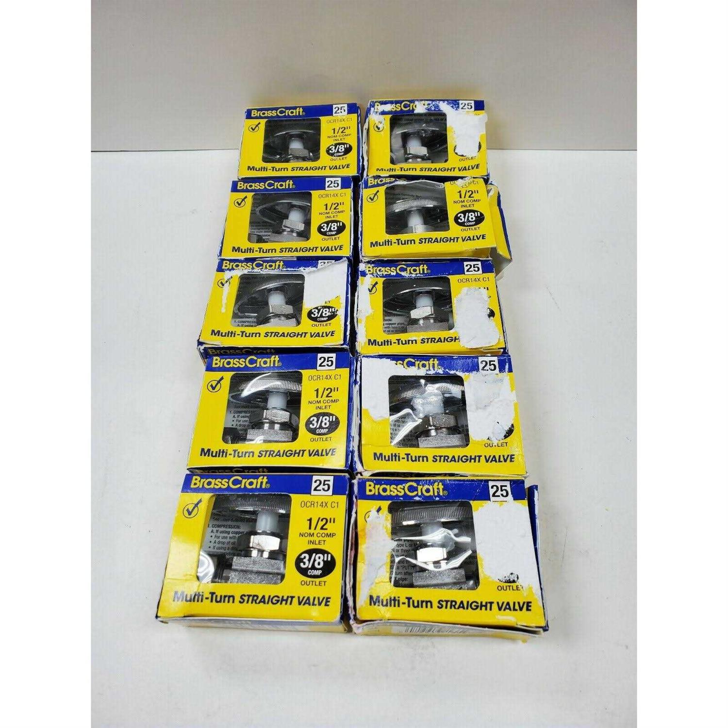 BrassCraft OCR14X C1 Stop Valve 1/2 x 3/8 in Compression - Cheap Fitting