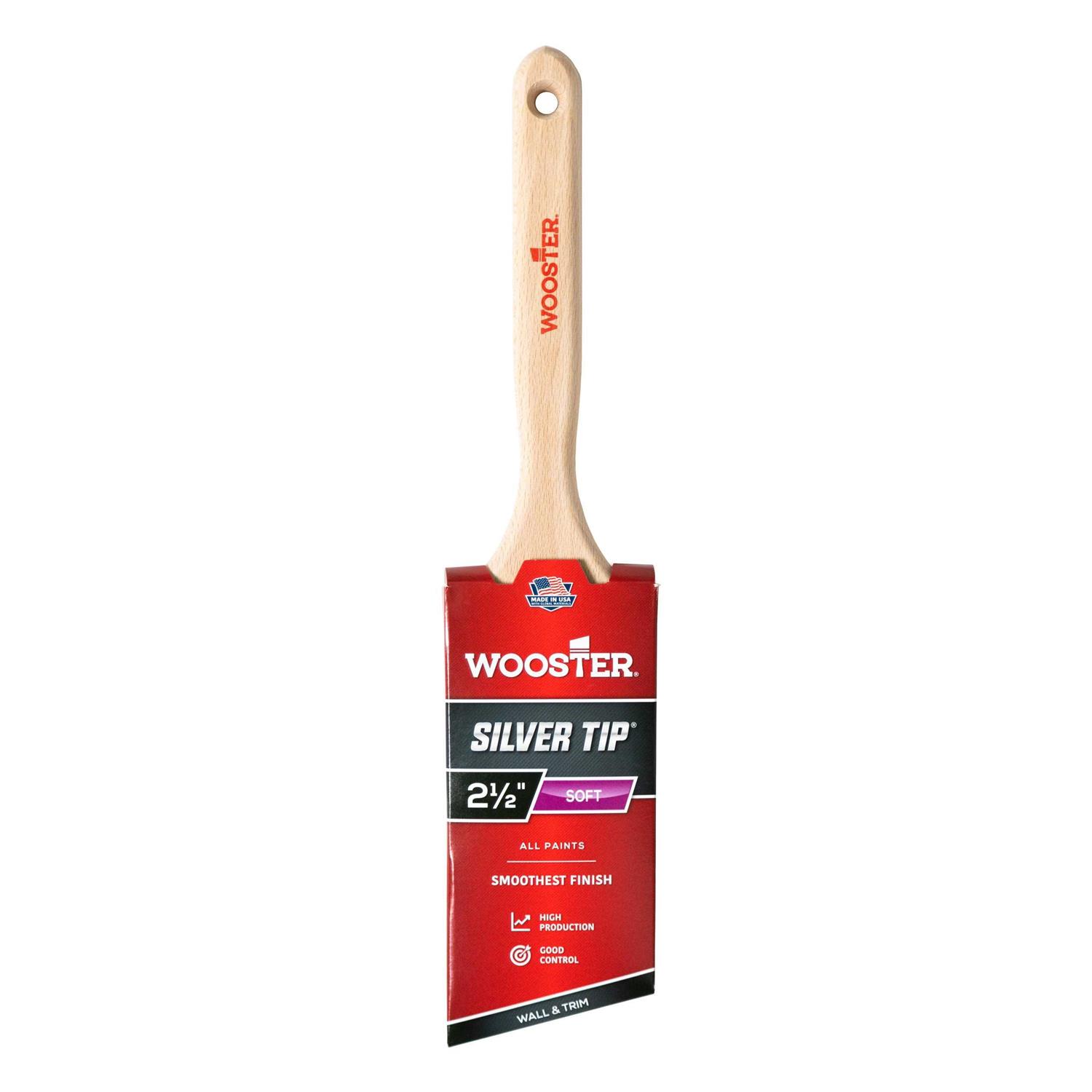 Wooster Silver Tip Angle Sash Paint Brush - Cheap Fitting