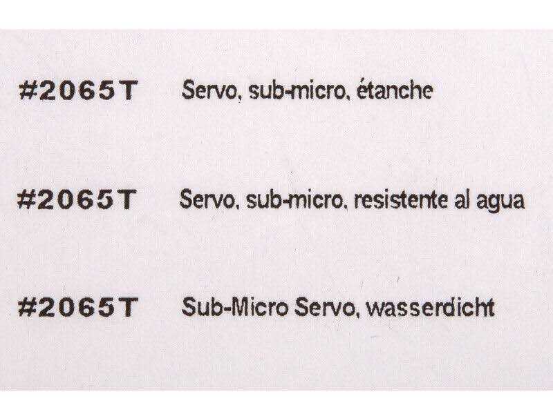 Traxxas 2065T Sub-Micro Servo - Cheap Fitting