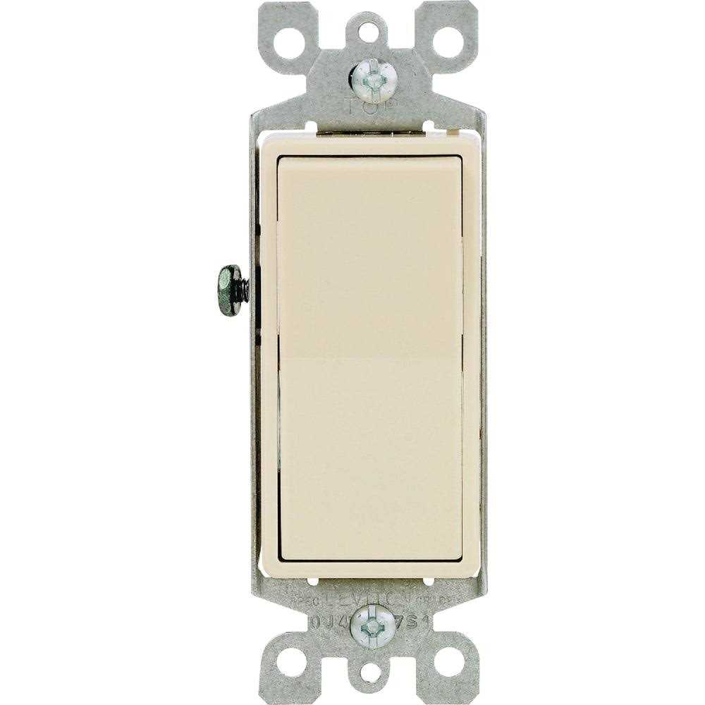 Leviton 2651-2W Toggle CO/ALR Single-Pole AC Quiet Switch White - Cheap Fitting