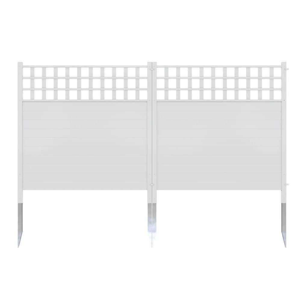 Zippity Outdoor Products 3.75’h x 3.5’w Keswick Privacy Fence and Screen Kit - Cheap Fitting