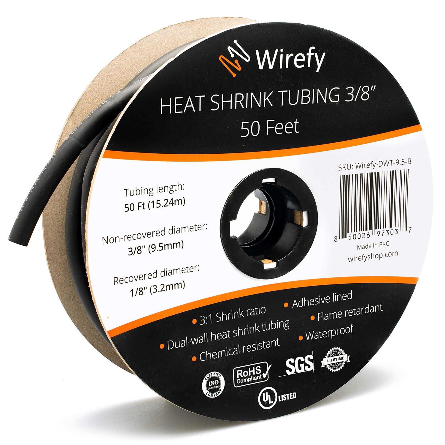 Wirefy Heat Shrink Tubing 3:1 Ratio Adhesive Lined - Cheap Fitting