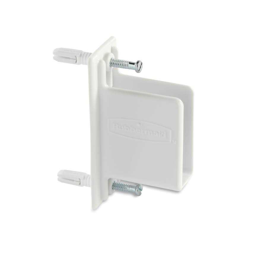 Rubbermaid Fast Track Wall/End Bracket White - Cheap Fitting