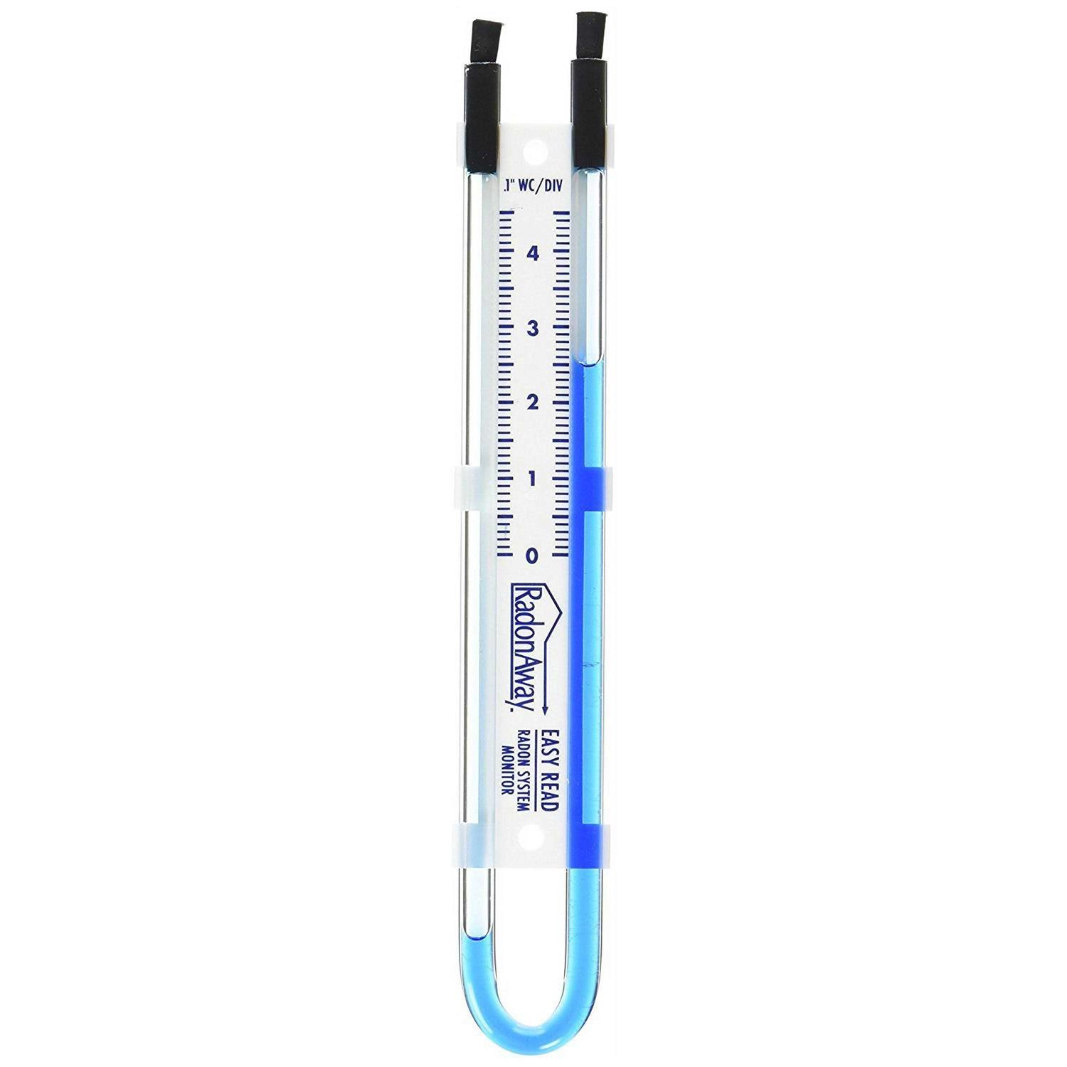 RadonAway 50017 Easy Read Manometer - Cheap Fitting