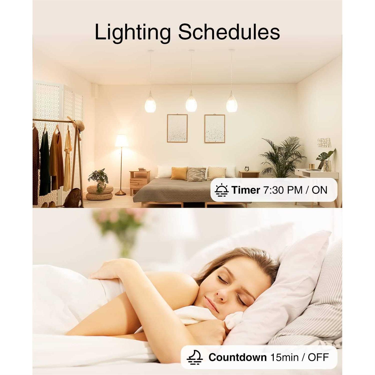 GHome Smart Switch,Smart Wi-Fi Light Switch Compatible with Alexa and Google Assistant 2.4Ghz - Cheap Fitting