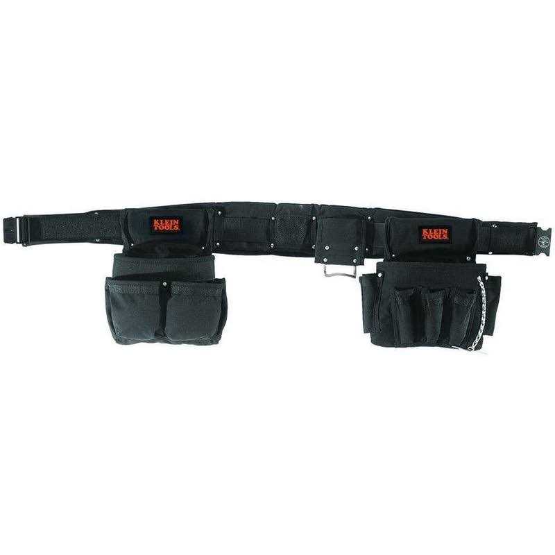 Klein Tools Black Nylon Electrician&s Tool Belt - Cheap Fitting