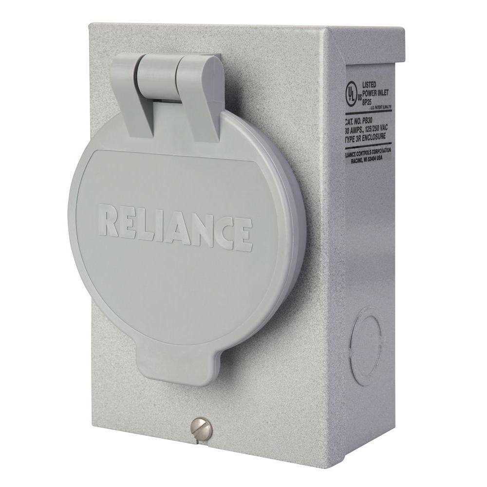 Reliance Controls 50 Amp Power Inlet Box PB50 - Cheap Fitting