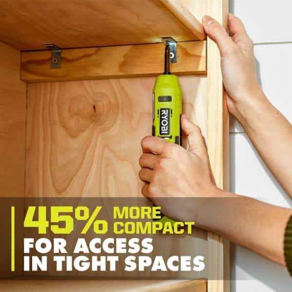 RYOBI 4V Cordless 1/4 in. Screwdriver - Cheap Fitting