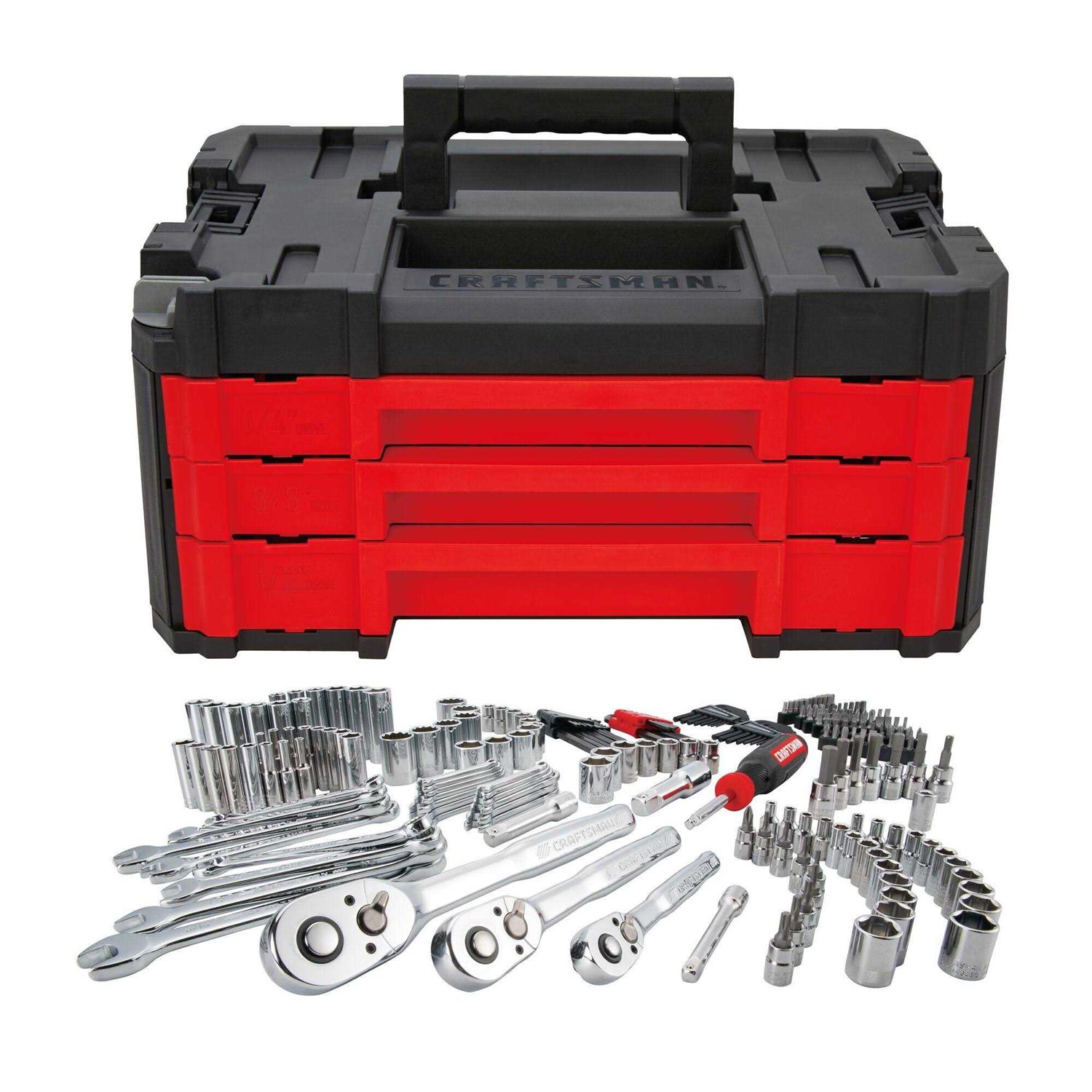 Craftsman Mechanic Tool Set 230 Piece with 3 Drawers - Cheap Fitting