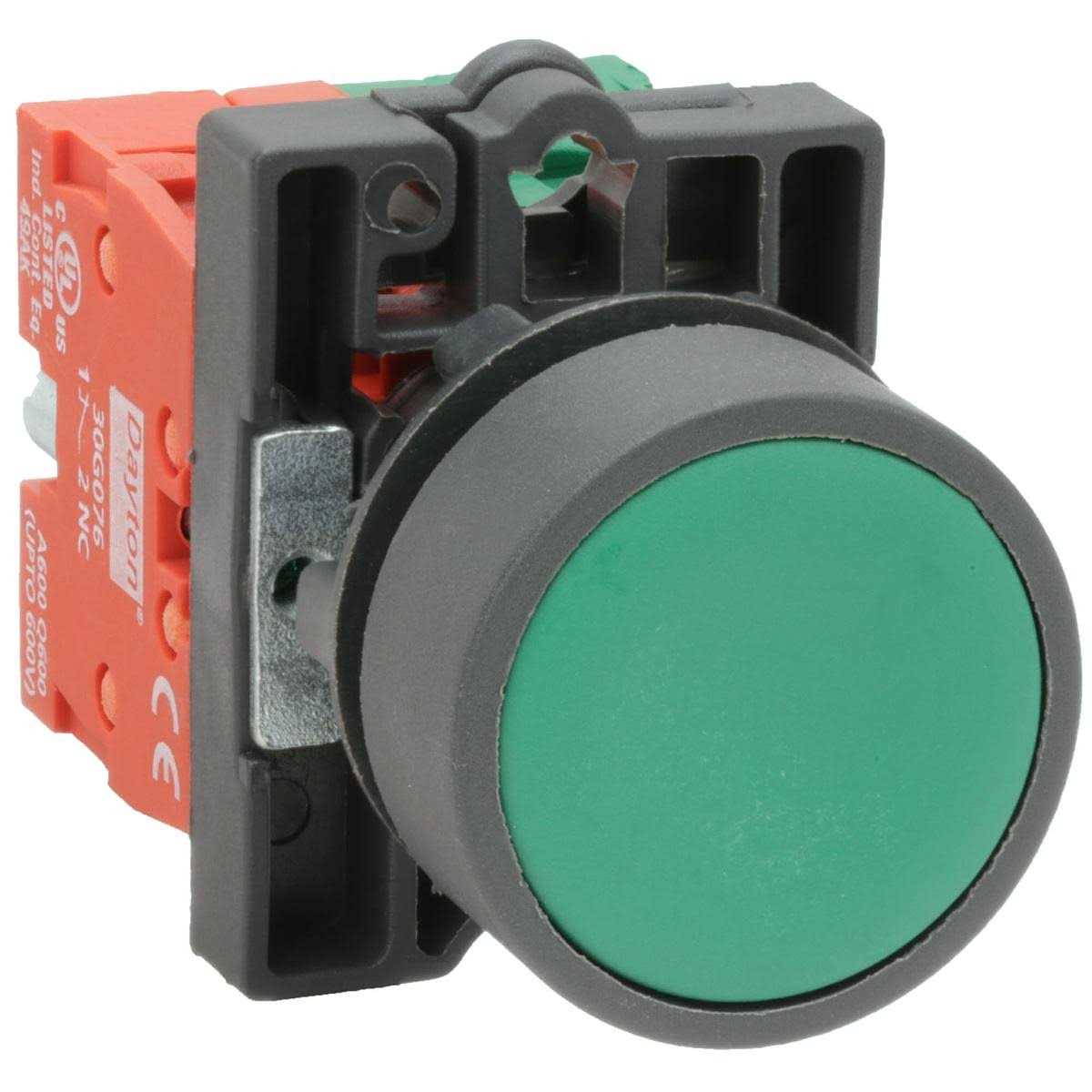 Dayton 30g233 Non-Illuminated Push Button - Cheap Fitting