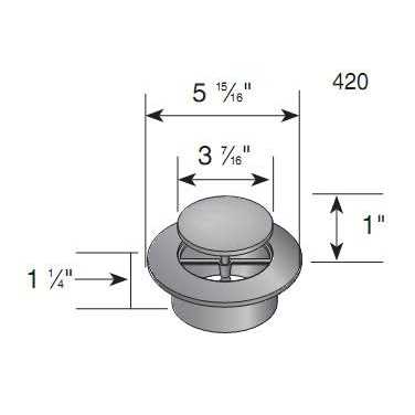 NDS 3 & 4 Pop-Up Drainage Emitter 420 - Cheap Fitting