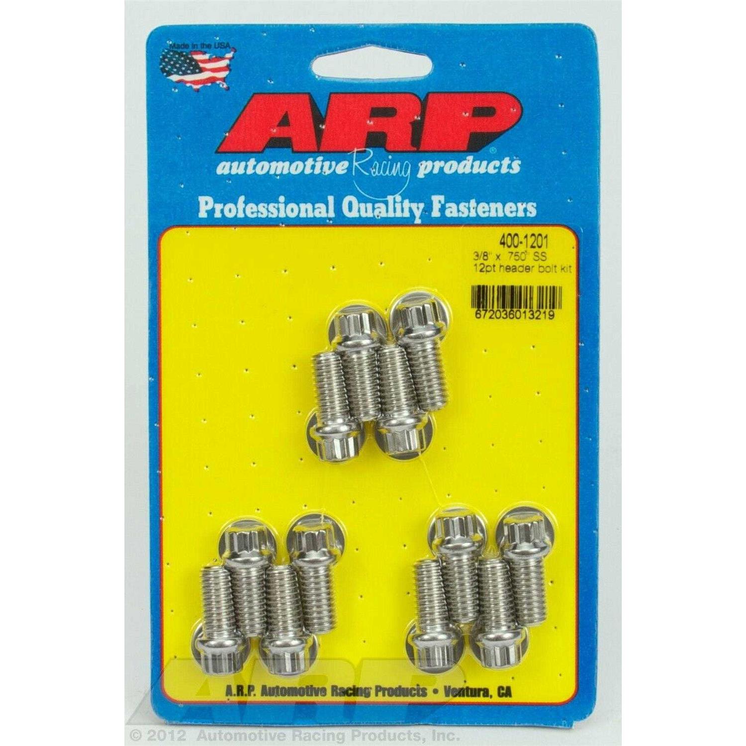ARP 400-1201 Header Bolt Kit - Cheap Fitting