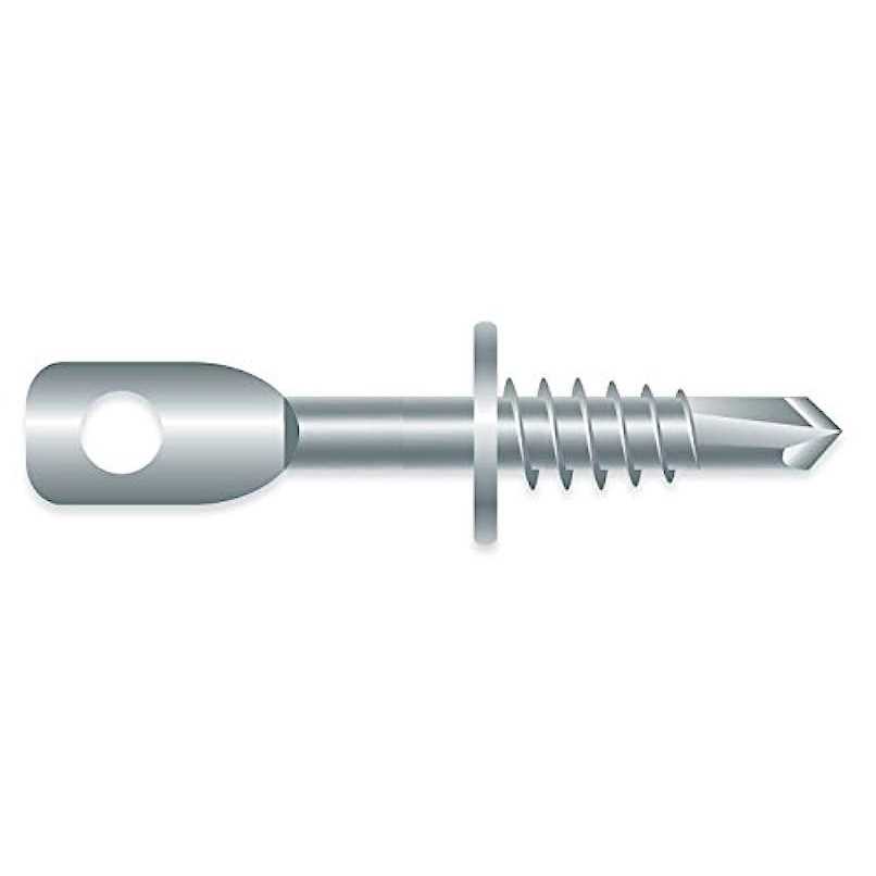 Strong Point 1/4 x 2 Acoustical Eye Lag ZINC PLATED S/D 1,000ct - Cheap Fitting