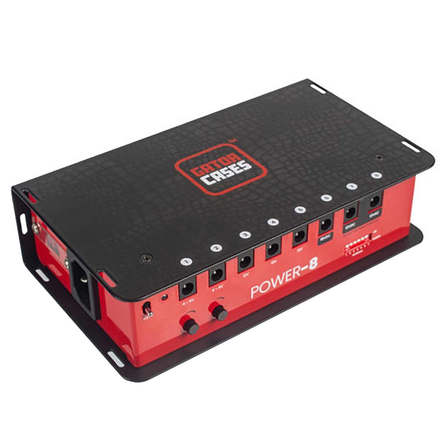 Gator GTR-PWR-8 Pedal Board Power Supply with 8 Isolated Outputs - Cheap Fitting